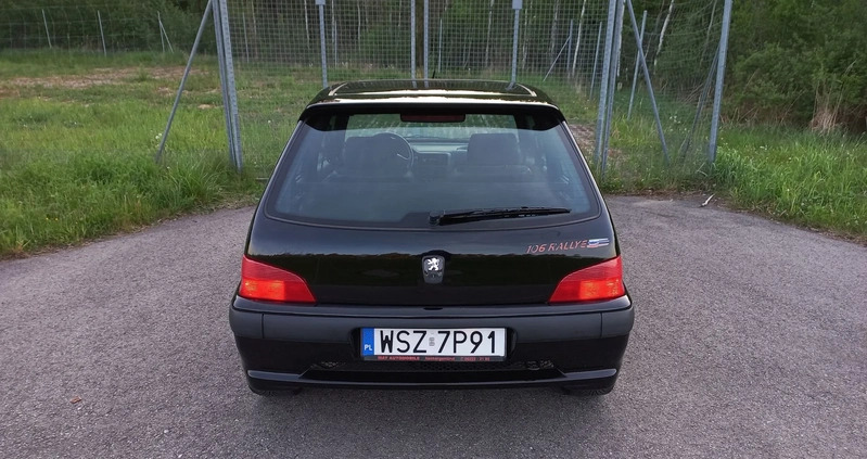 Peugeot 106 cena 12000 przebieg: 102700, rok produkcji 1997 z Szydłowiec małe 154